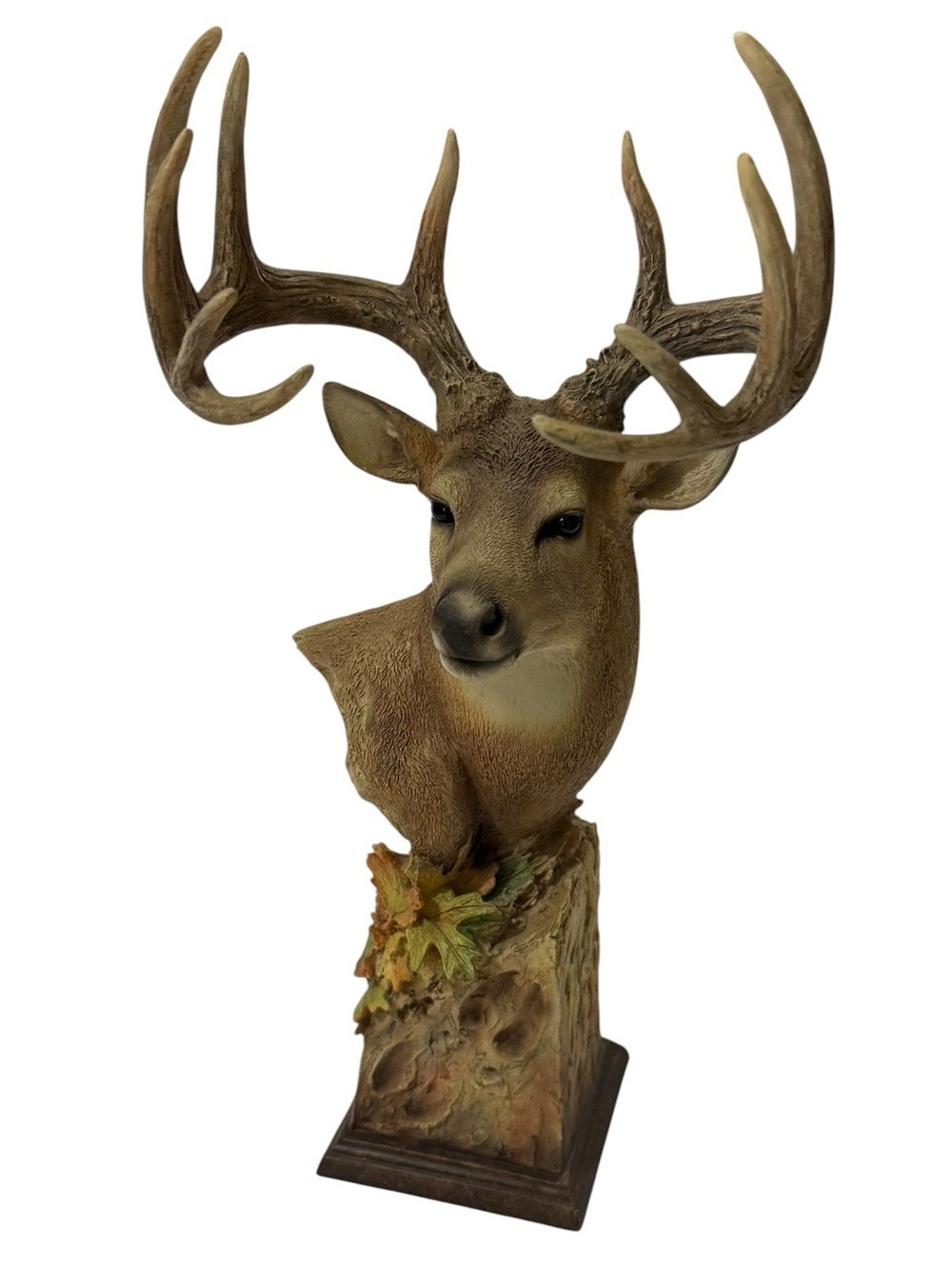 Mill Creek Studios MCSI 2007 Whitetail Buck Deer Bust Sculpture 15” Wildlife